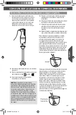 Preview for 37 page of KitchenAid KHBC208 Instructions Manual