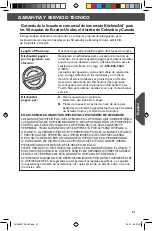 Preview for 41 page of KitchenAid KHBC208 Instructions Manual