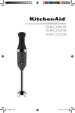 KitchenAid KHBC308OB Manual preview