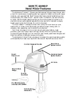 Preview for 8 page of KitchenAid KHM9PER - Hand Mixer Instructions And Recipes Manual