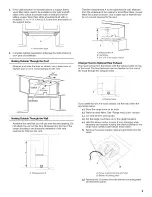 Preview for 9 page of KitchenAid KHSU205WBA0 Installation Instructions And Use & Care Manual