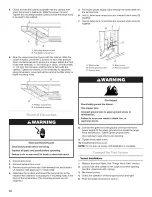 Preview for 44 page of KitchenAid KHSU205WBA0 Installation Instructions And Use & Care Manual