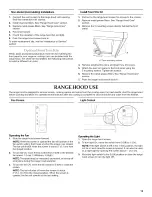 Preview for 45 page of KitchenAid KHSU205WBA0 Installation Instructions And Use & Care Manual