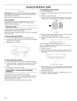 Preview for 46 page of KitchenAid KHSU205WBA0 Installation Instructions And Use & Care Manual