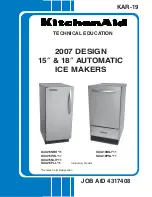 KitchenAid Kitchen Aid KAR-19 Technical Education preview