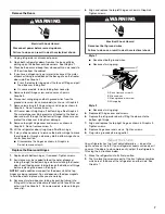 Preview for 7 page of KitchenAid KitchenAid SIDE BY SIDE REFRIGERATOR Use And Care Manual