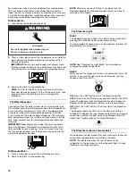 Preview for 14 page of KitchenAid KitchenAid SIDE BY SIDE REFRIGERATOR Use And Care Manual