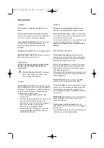 Preview for 6 page of KitchenAid KMCE 3610 Instructions For Use Manual