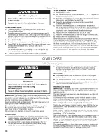 Preview for 10 page of KitchenAid kodc304ess00 User Instructions