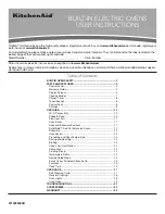 Preview for 1 page of KitchenAid KOSE900HBS User Instructions