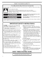 Preview for 2 page of KitchenAid KOSE900HBS User Instructions