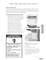 Preview for 49 page of KitchenAid KPCG100ER - Pro Line Burr Coffee Grinder Instructions Manual