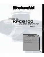 Preview for 2 page of KitchenAid KPCG100OB Owner'S Manual