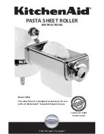 Preview for 1 page of KitchenAid KPSA Instructions Manual