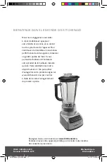 Preview for 17 page of KitchenAid KSB1575 Instructions Manual