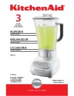 KitchenAid KSB540 Instructions Manual preview