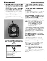 Preview for 5 page of KitchenAid KSB540ER0 Service Manual