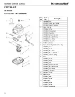 Preview for 10 page of KitchenAid KSB540ER0 Service Manual