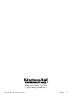 Preview for 12 page of KitchenAid KSB540ER0 Service Manual