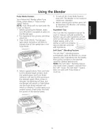 Preview for 13 page of KitchenAid KSB560 Instructions And Recipes Manual