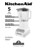 KitchenAid KSB565 Instructions And Recipes Manual preview