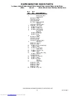 Preview for 10 page of KitchenAid KSCS23FTBL - Architect Series II: 23.1 cu. ft Parts List