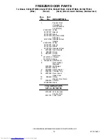 Preview for 12 page of KitchenAid KSCS23FTBL - Architect Series II: 23.1 cu. ft Parts List