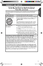 Preview for 23 page of KitchenAid KSM12FPA Instructions Manual