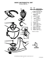 Preview for 3 page of KitchenAid KSM150PSAC1 Parts List