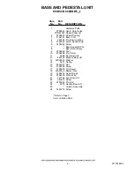 Preview for 9 page of KitchenAid KSM500PSER0 Parts List