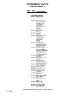 Preview for 10 page of KitchenAid KSM500PSER0 Parts List