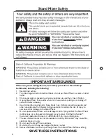 Preview for 4 page of KitchenAid KSM7581MS Instructions Manual