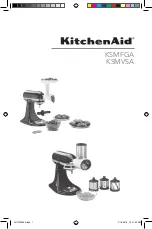KitchenAid KSMFGA Manual preview