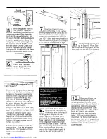 Preview for 10 page of KitchenAid KSRF42DT Installation Instructions Manual