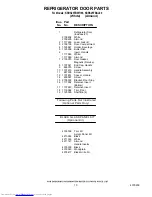 Preview for 10 page of KitchenAid KSRS25FBAL00 Parts List