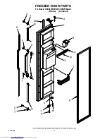 Preview for 11 page of KitchenAid KSRS25FBAL00 Parts List