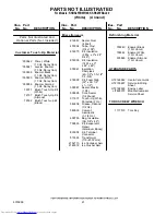 Preview for 21 page of KitchenAid KSRS25FBAL00 Parts List