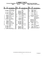 Preview for 2 page of KitchenAid KSRV22FVWH02 Parts List