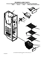 Preview for 5 page of KitchenAid KSRV22FVWH02 Parts List