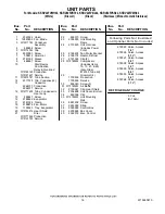 Preview for 16 page of KitchenAid KSRV22FVWH02 Parts List