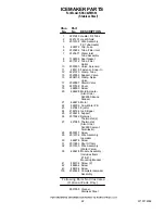 Preview for 22 page of KitchenAid KSSC42FMS03 Parts List