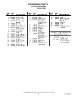 Preview for 22 page of KitchenAid KSSC48FTS00 Parts List