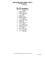 Preview for 6 page of KitchenAid KSSC48FTS03 Parts List