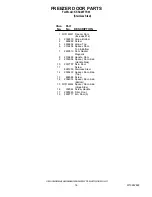 Preview for 16 page of KitchenAid KSSC48FTS03 Parts List