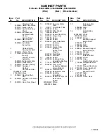 Preview for 2 page of KitchenAid KSSO36QMB01 Parts List