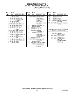 Preview for 26 page of KitchenAid KSSO36QTB03 Parts List