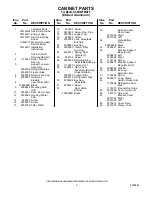 Preview for 2 page of KitchenAid KSSO42FMX00 Parts List