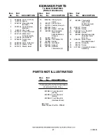 Preview for 22 page of KitchenAid KSSO42FMX00 Parts List