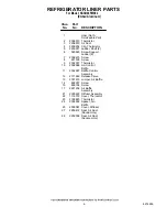 Preview for 6 page of KitchenAid KSSO48FMX02 Parts List