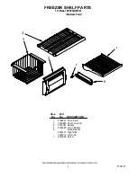 Preview for 4 page of KitchenAid KSSP36QMS01 Parts List